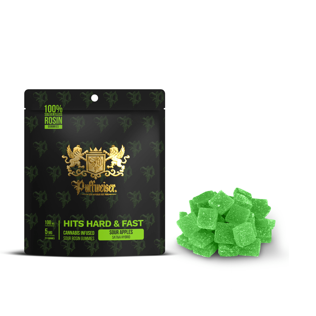 Gummies - Sour Apples (Sativa Hybrid)