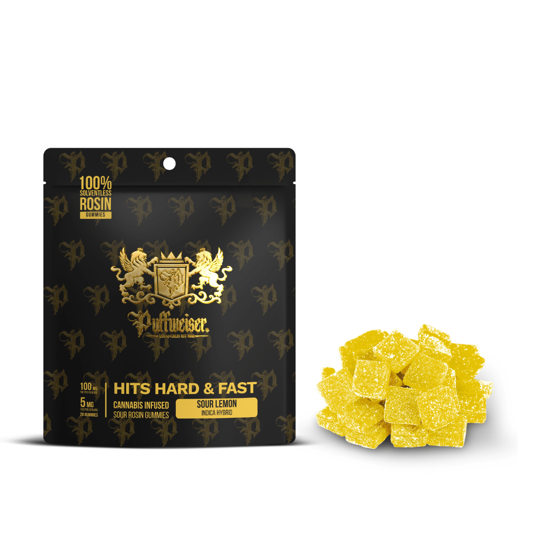 Gummies - Sour Lemon (Indica Hybrid)